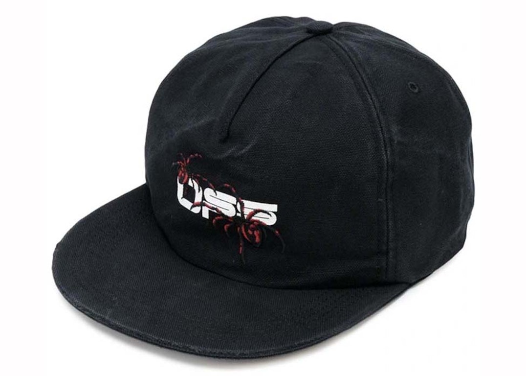 Pre-owned Off-white Spider Logo Baseball Cap Black