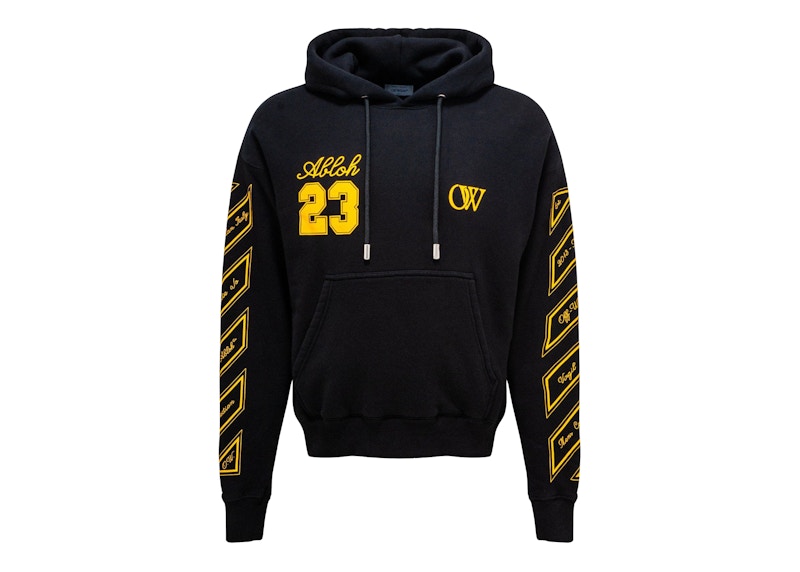 OFF-WHITE Splash Arrow Skate Hoodie Black Men's - US