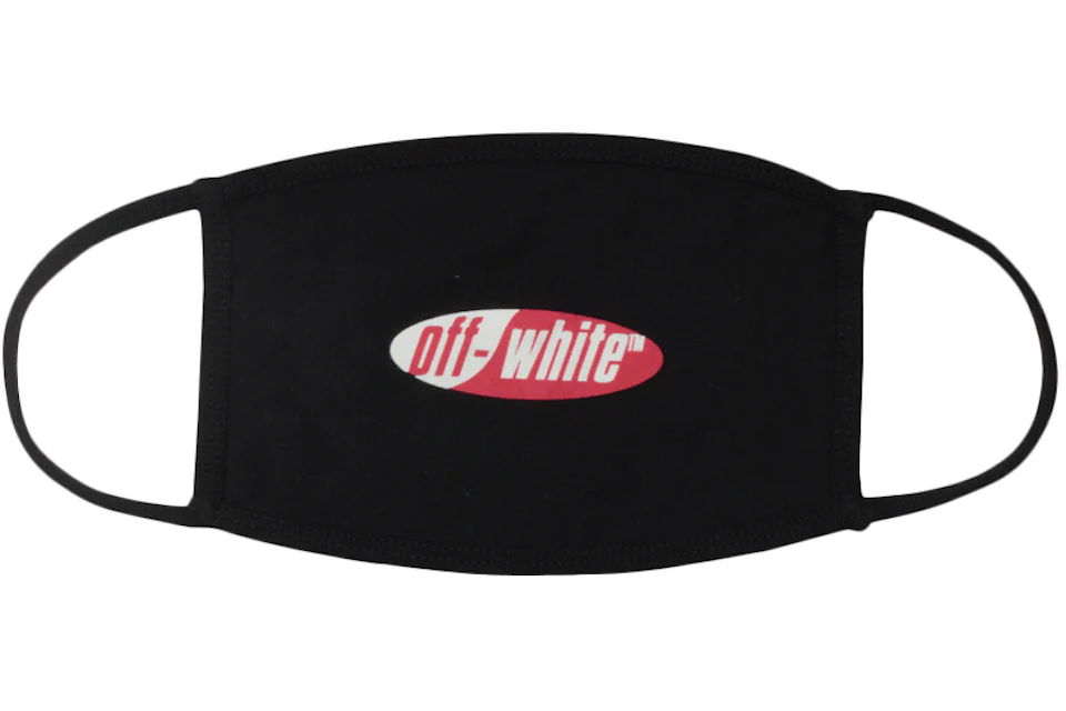 OFF-WHITE Split Logo Face Mask (SS19) Black/White/Red