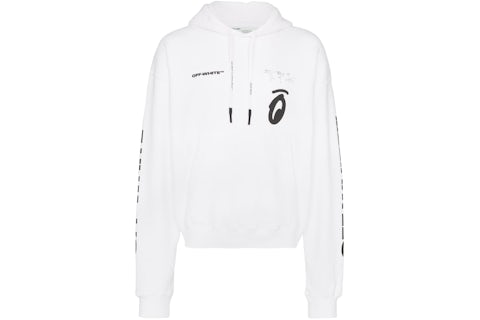 OFF-WHITE Splitted Arrows Hoodie White/Black Men's FW19 US