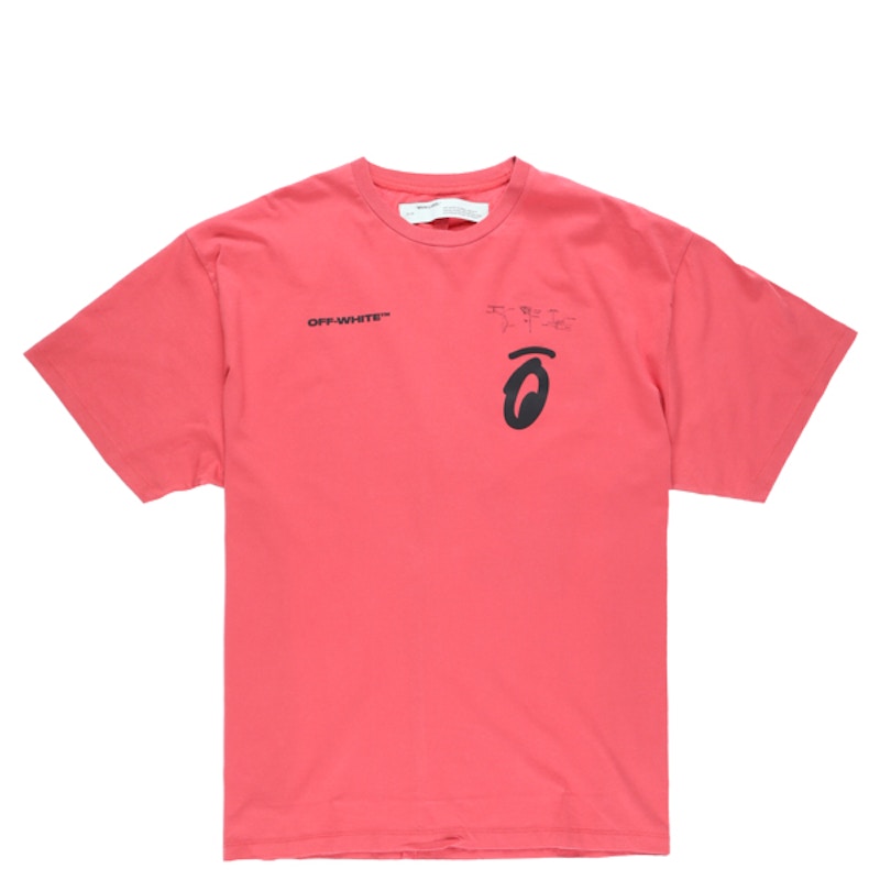 off white red arrow tee