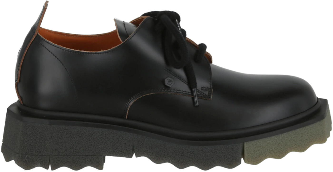OFF-WHITE Sponge Derby Shoes Black Khaki Men's - IF013S22 LEA00 11063 - US