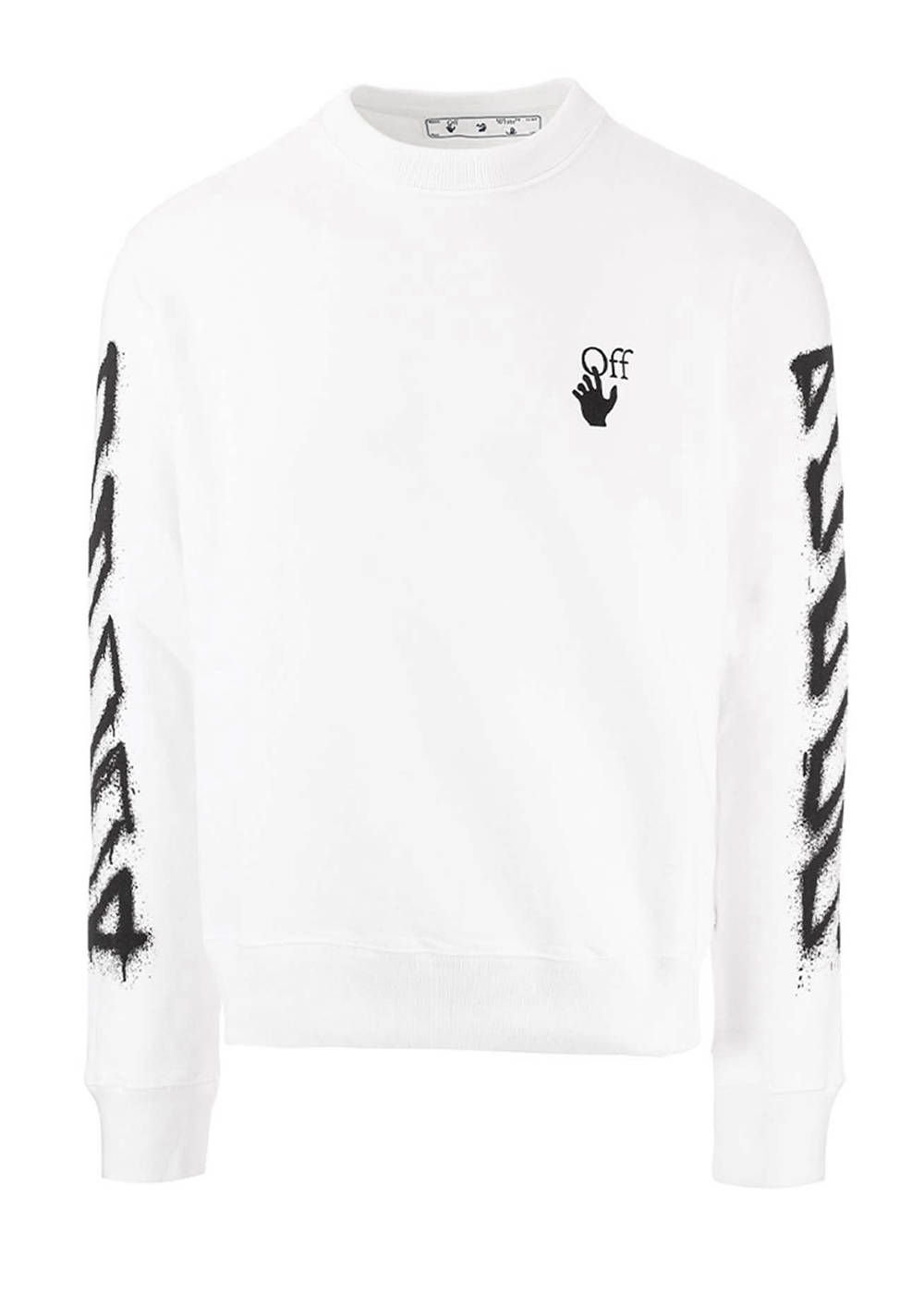 OFF-WHITE Spray Marker Arrows Sweatshirt White Black