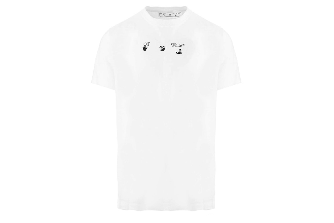 Pre-owned Off-white Spray Marker T-shirt White Black
