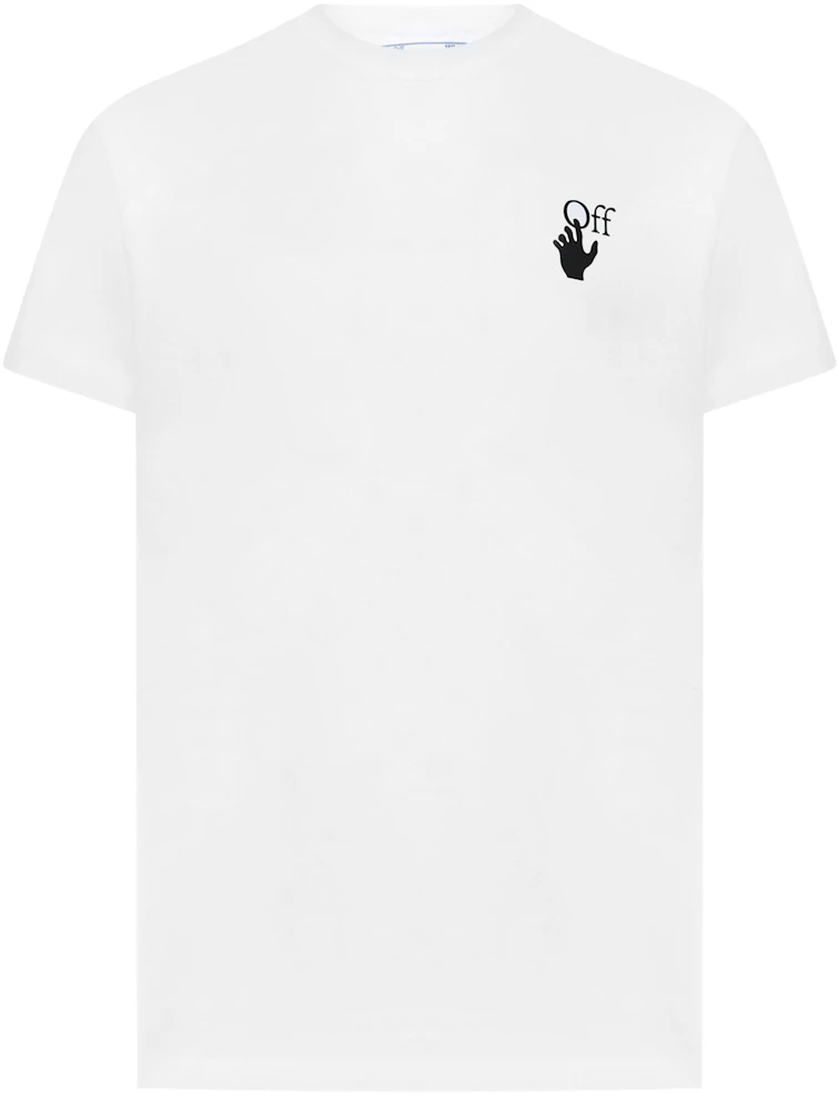 Off-White c/o Virgil Abloh Ssense Exclusive White Incomplete Spray Paint  T-shirt for Men