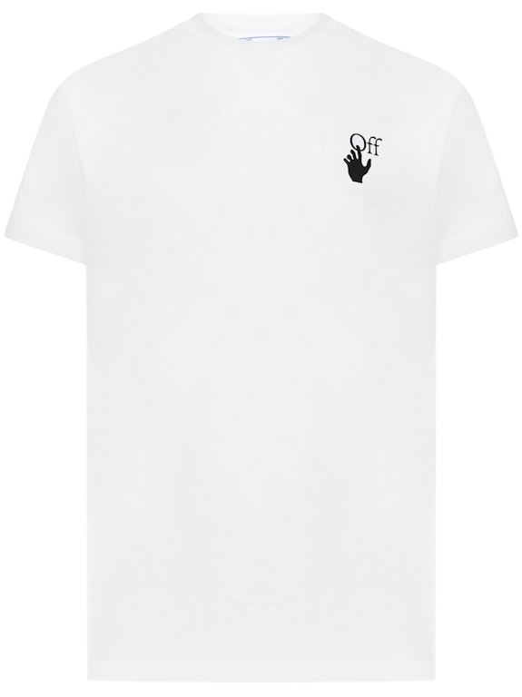 Pre-owned Off-white Spray Print T-shirt White
