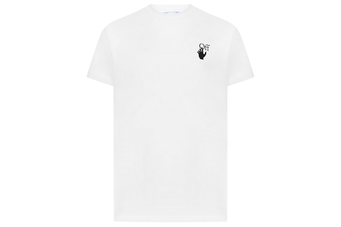 Pre-owned Off-white Spray Print T-shirt White