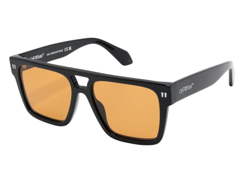 Pre-owned Off-white Offwhite Springfield Sunglasses In Black Camel (oeri133f24pla0011062/fr)