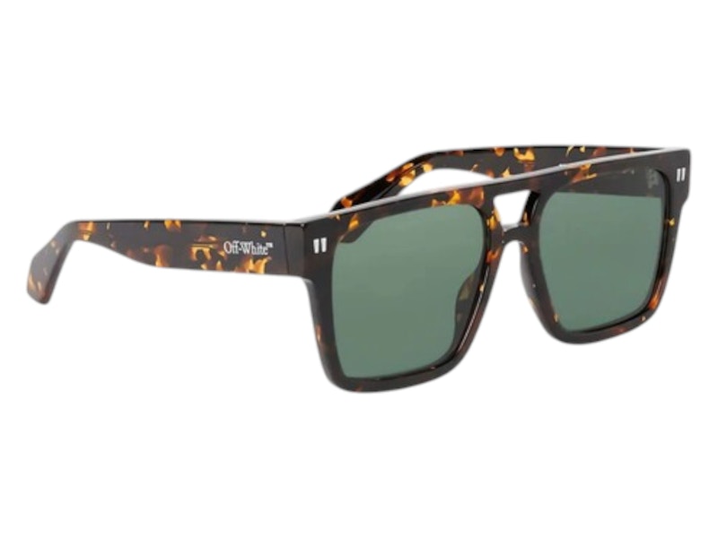 Pre-owned Off-white Offwhite Springfield Sunglasses In Havana Green (oeri133f24pla0016055/fr)