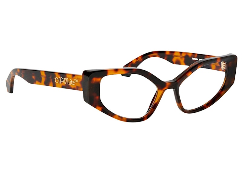 Pre-owned Off-white Offwhite Style 24 Eyeglasses In Havana (oerj024s23pla0016000)