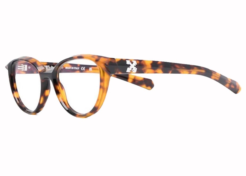 Pre-owned Off-white Offwhite Style 26 Eyeglasses In Havana (oerj026s23pla0016000)