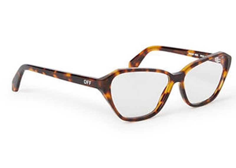 Pre-owned Off-white Offwhite Style 37 Eyeglasses In Havana (oerj037f23pla0016000) In Brown