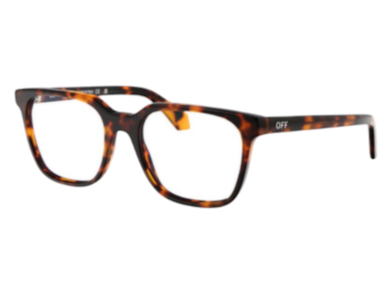 Pre-owned Off-white Offwhite Style 38 Eyeglasses In Havana Blue Light Block (oerj038f23pla0016000/fr)