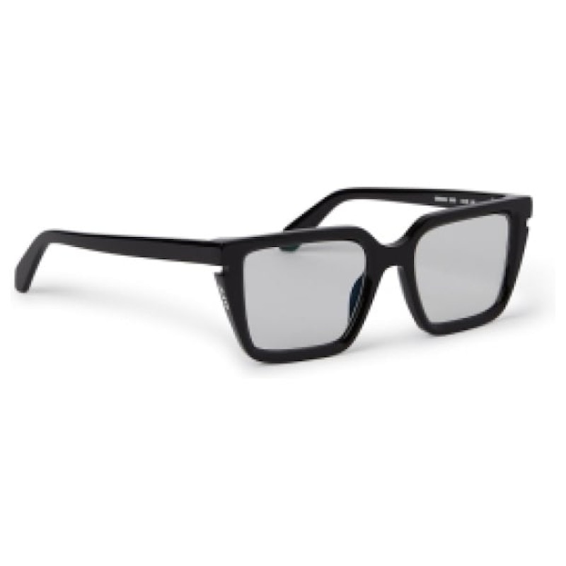 Pre-owned Off-white Offwhite Style 52 Eyeglasses In Black/clear Lens (oerj052s24pla0011000/fr)