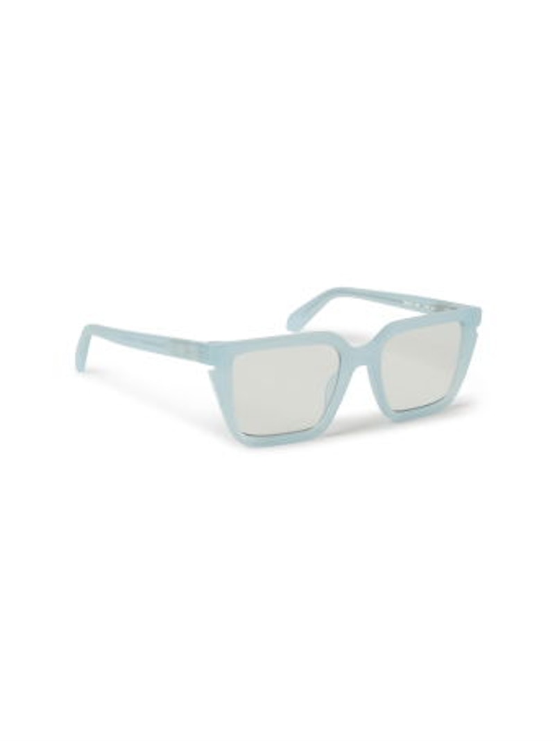 Pre-owned Off-white Offwhite Style 52 Eyeglasses In Light Blue/clear Lens (oerj052s24pla0014000/fr)