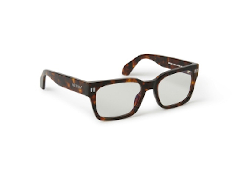 Pre-owned Off-white Offwhite Style 53 Eyeglasses In Havana (oerj053s24pla0016000)
