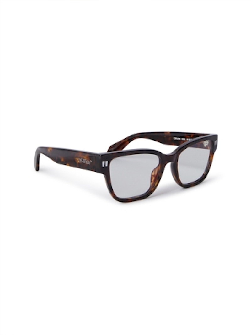 Pre-owned Off-white Offwhite Style 56 Eyeglasses In Havana/clear Lens (oerj056s24pla0016000/fr)