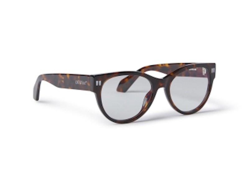 Pre-owned Off-white Offwhite Style 57 Eyeglasses In Havana (oerj057s24pla0016000)