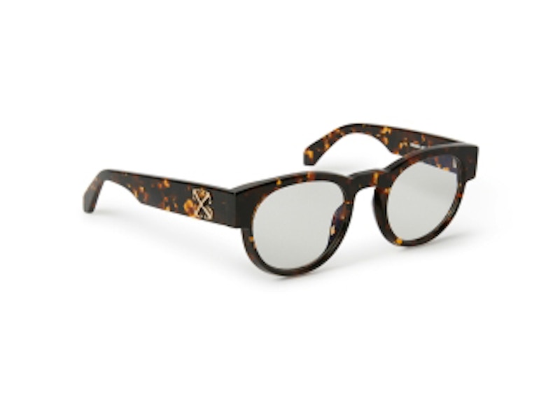Pre-owned Off-white Offwhite Style 58 Eyeglasses In Havana (oerj058s24pla0016000)