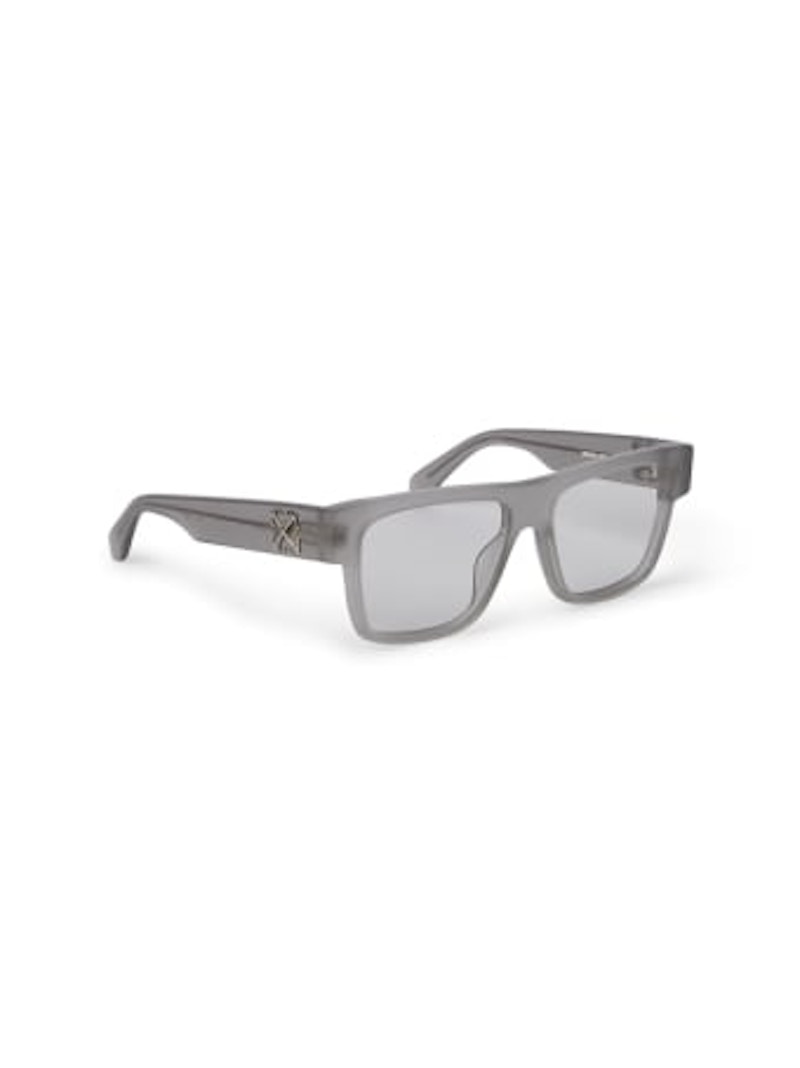 Pre-owned Off-white Offwhite Style 60 Eyeglasses In Grey/clear Lens (oerj060s24pla0010900/fr)