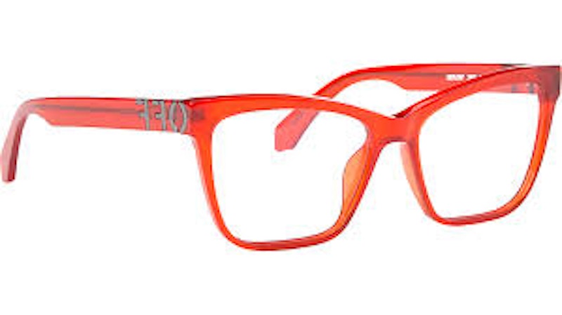 OFFWHITE Style 67 Eyeglasses Red/Clear Lens (OERJ067S24PLA0012500FR