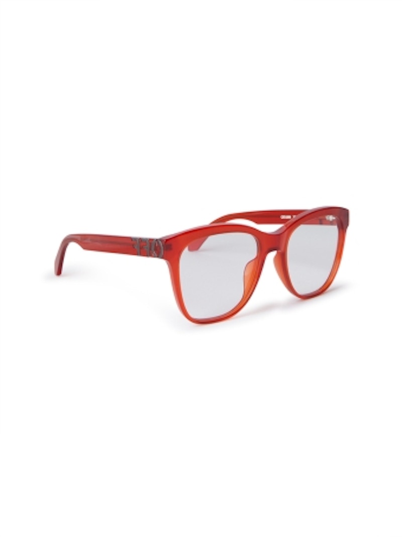 Pre-owned Off-white Offwhite Style 69 Eyeglasses In Red/clear Lens (oerj069s24pla0012500/fr)