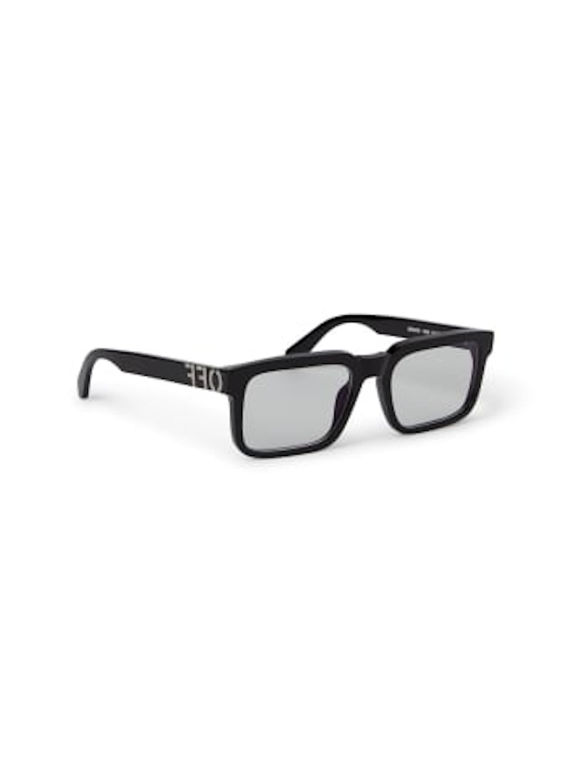 Pre-owned Off-white Offwhite Style 70 Eyeglasses In Black/clear Lens (oerj070s24pla0011000/fr)