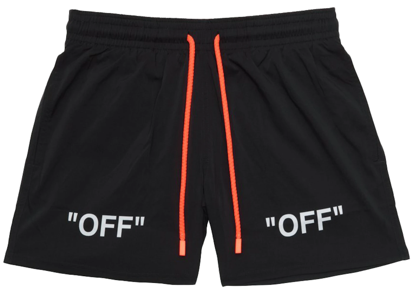 OFF-WHITE Swim Shorts Black/White Men's FW19 US - Main Image