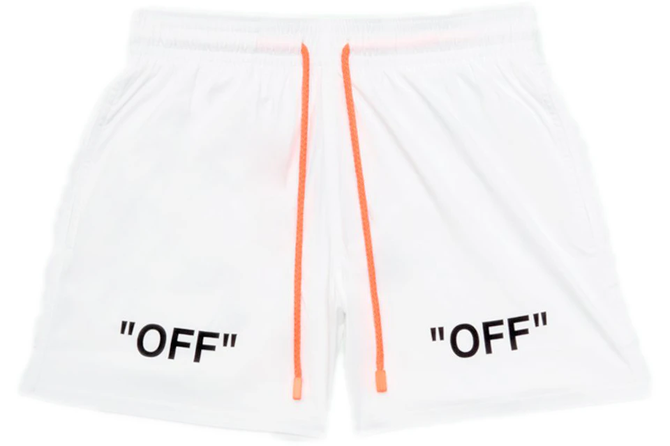 OFF-WHITE Swim Shorts White/Black
