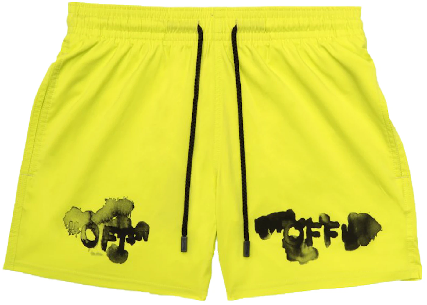 Off white shorts black and yellow Clearance