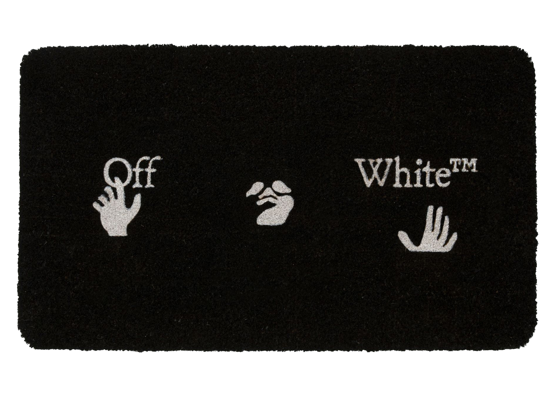 OFF-WHITE Swimming Man Logo Doormat