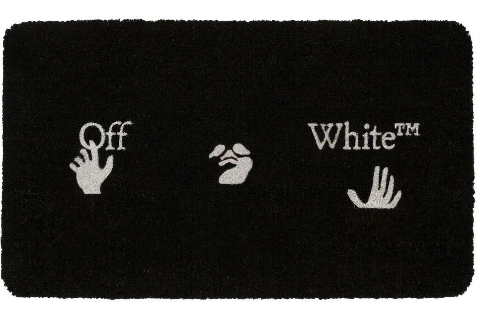 OFF-WHITE Swimming Man Logo Doormat
