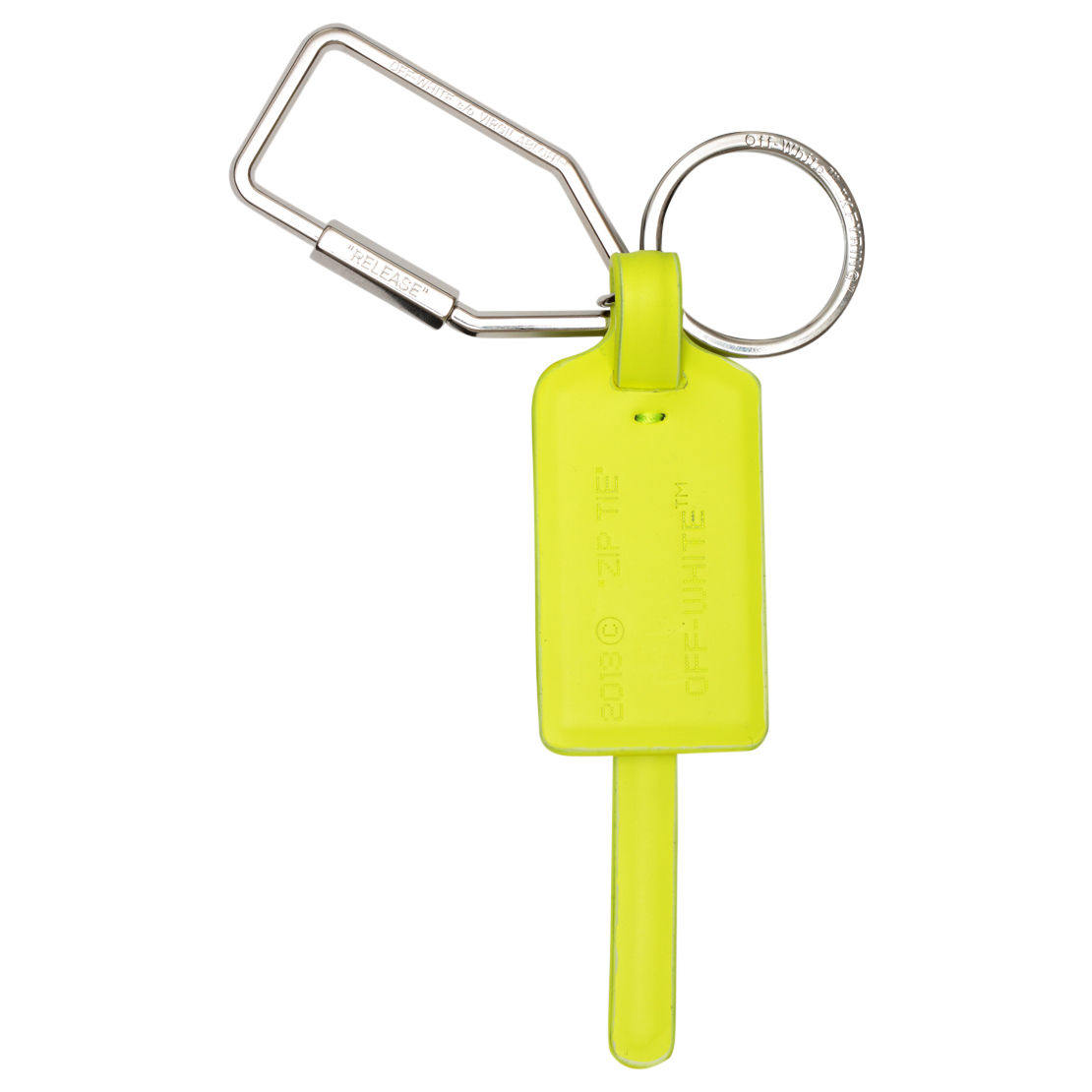 OFF-WHITE Tag Keychain (SS19) Yellow メンズ - SS19 - JP