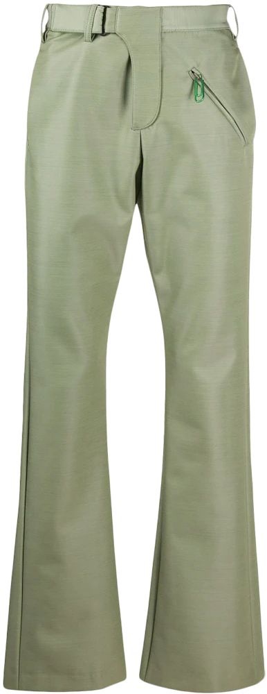 OFF-WHITE Tailored Pants Olive Green Men's - SS20 - US