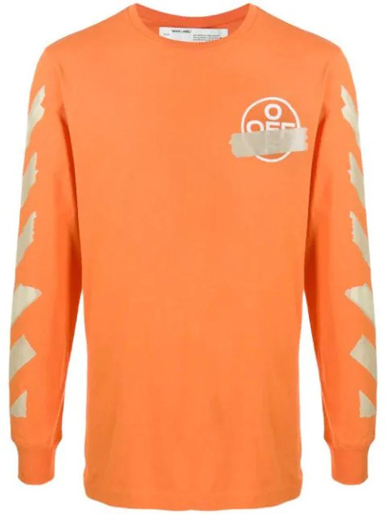 Off-White Tape Arrows T-Shirt Orange Men's - US