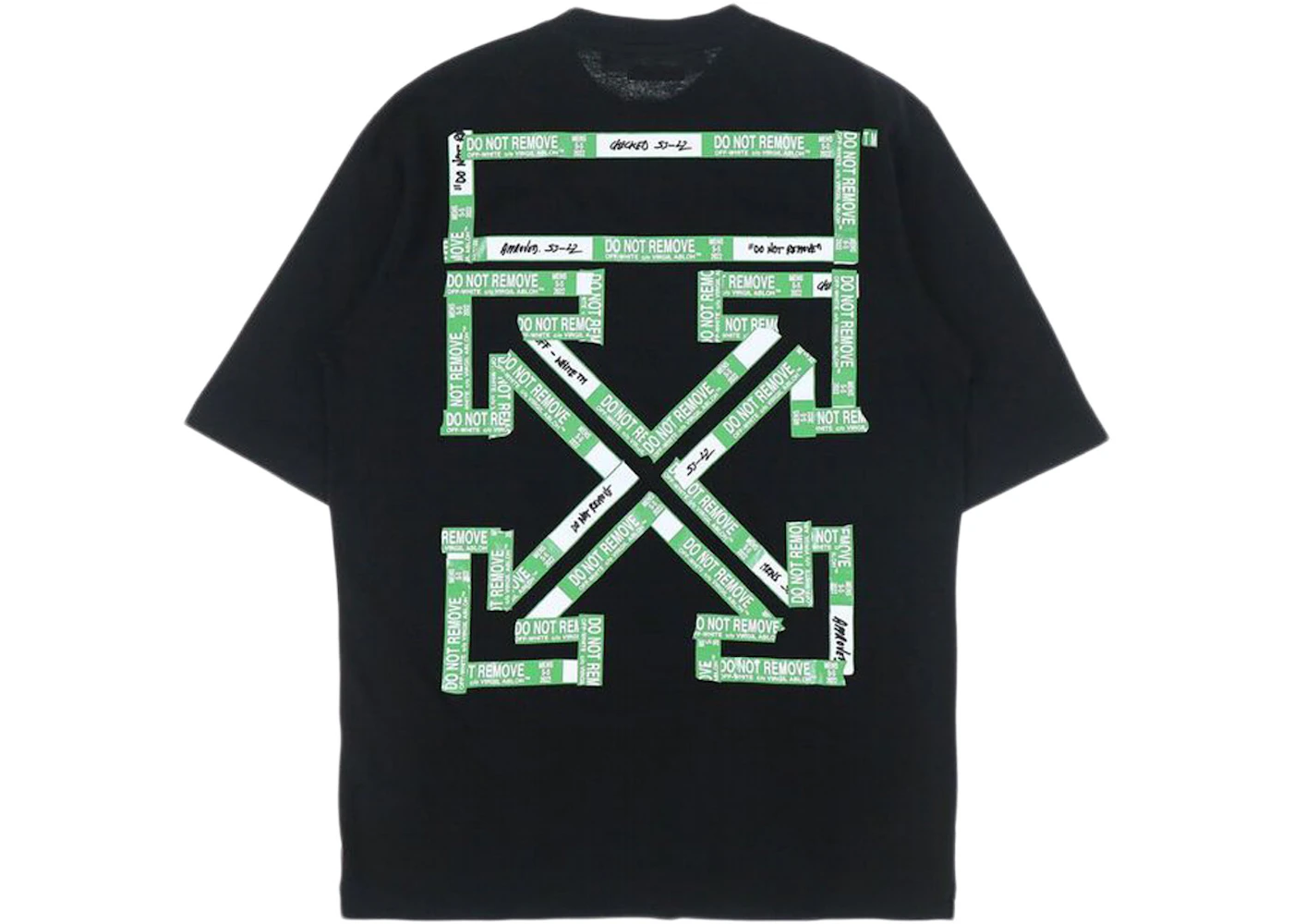Tape Arrows PKT Skate T-Shirt Black/Green Fluo - SS22 Men's - US