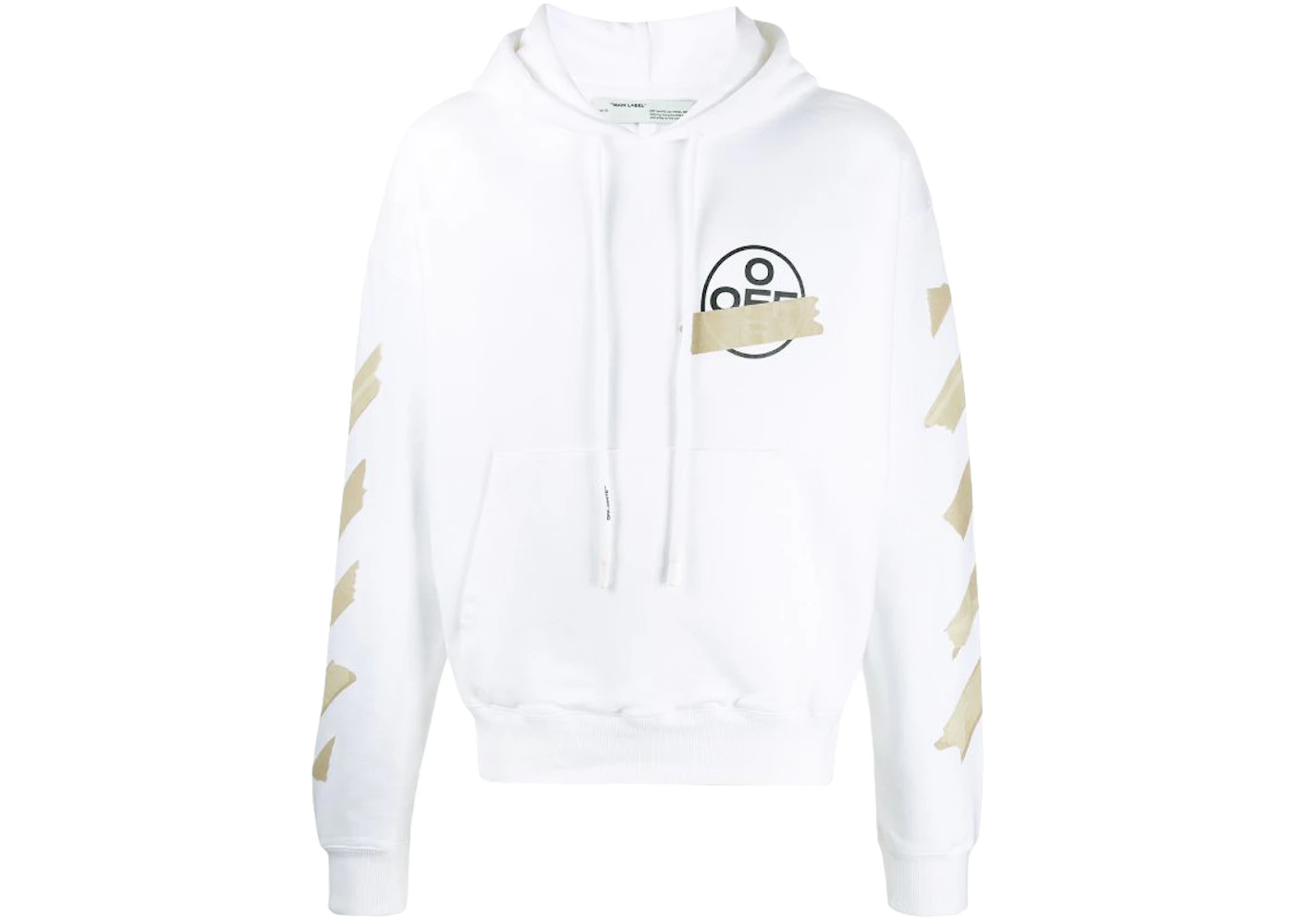 Off white tape diag arrows hoodie Outlet