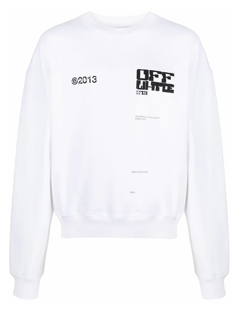 black off white crewneck