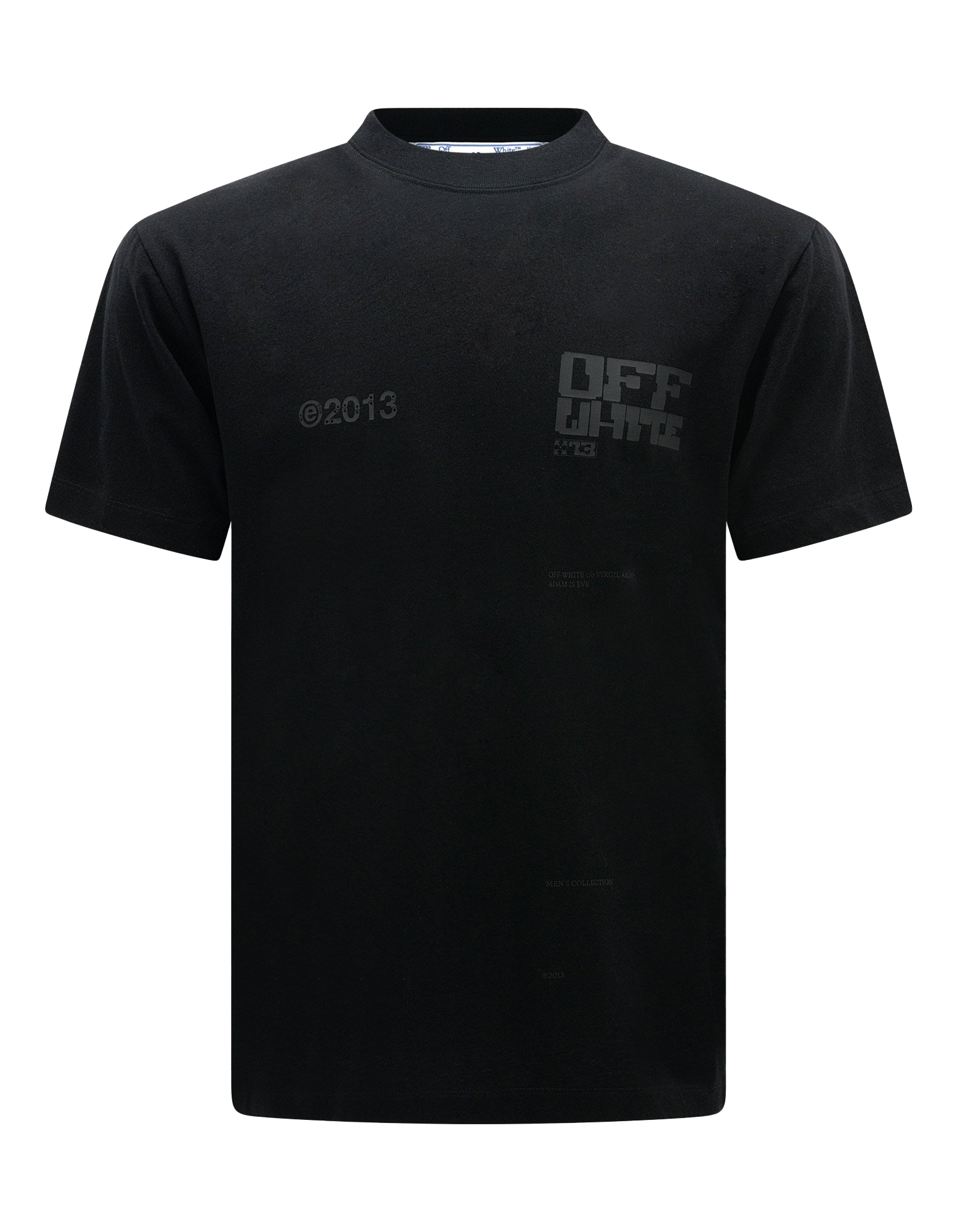 OFF-WHITE Marker Skate T-Shirt Black Blue Men's - FW21 - US
