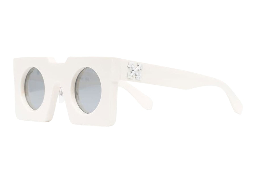 Pre-owned Off-white The Pantheon Square Frame Sunglasses Bone White