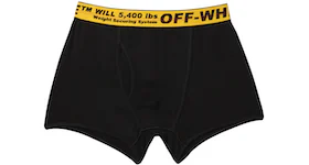 OFF-WHITE Three Pack Stretch Cotton Boxer Briefs (SS19) Black/Yellow/Black