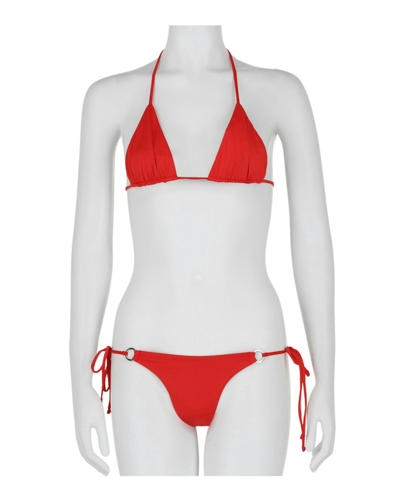 OFF-WHITE Tie Bikini Set Orange