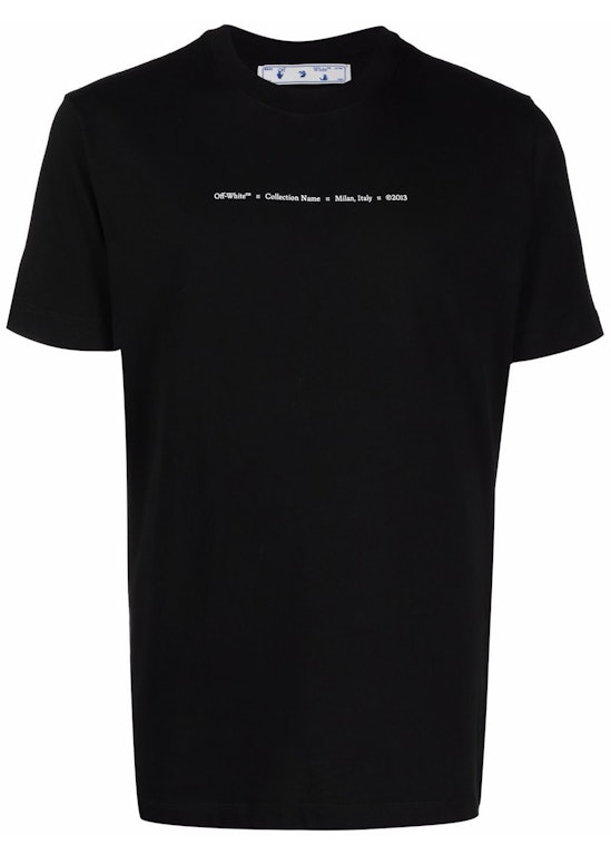 Pre-owned Off-white Tornado Arrow Slim Fit T-shirt Black