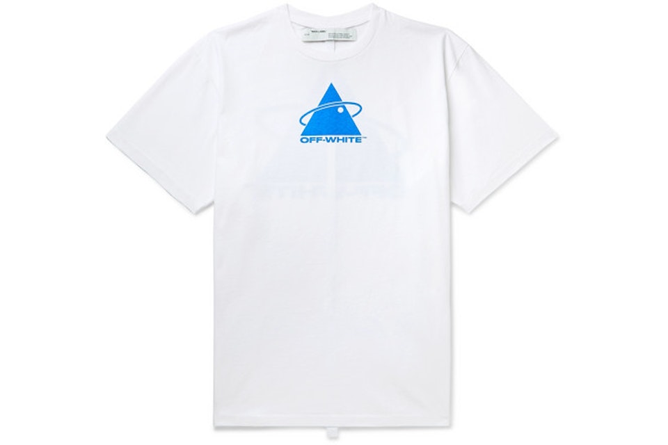 OFF-WHITE Triangle T-Shirt White/Blue - FW19 US