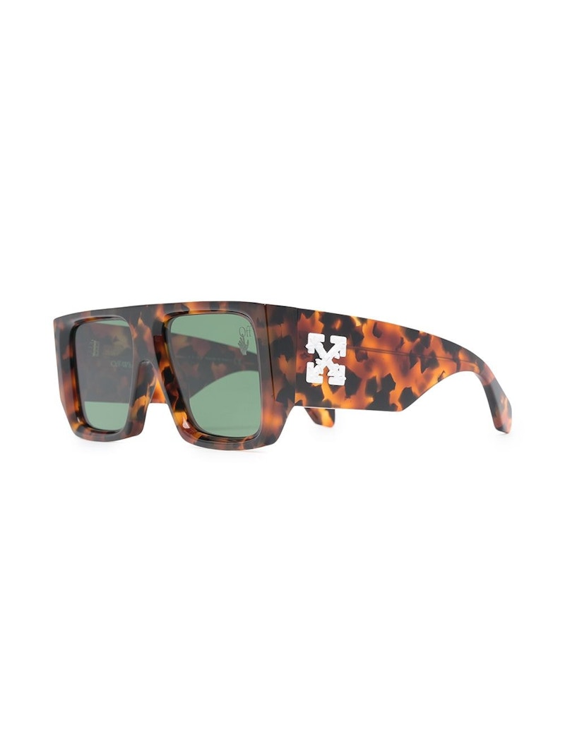 off white sunglasses brown