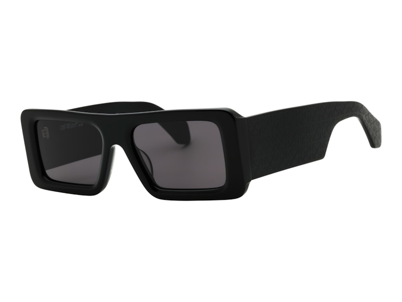Pre-owned Off-white Offwhite Troy Sunglasses In Black Dark Grey (oeri140s25pla0011007)