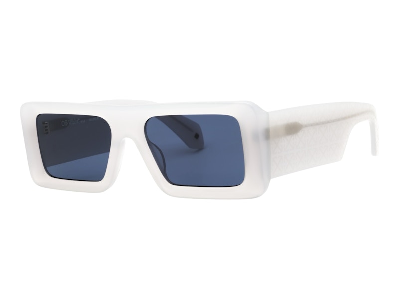 Pre-owned Off-white Offwhite Troy Sunglasses In Grey Blue (oeri140s25pla0010945)