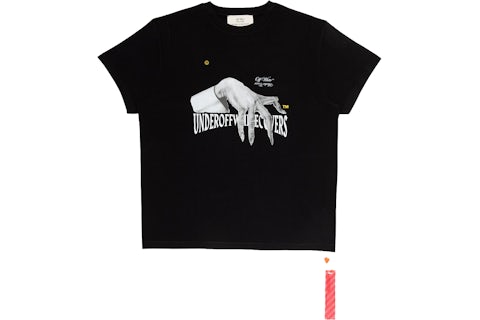 OFF-WHITE UNDERCOVER グラフィックTシャツ ブラック OFF-WHITE Undercover Hand Dart T-Shirt Black/Multicolor