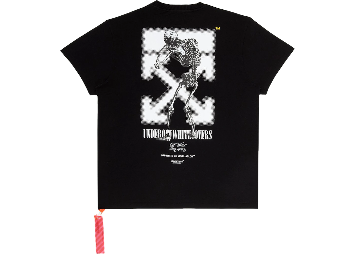 OFF WHITE Undercover Skeleton Dart T Shirt Black Multicolor Men s