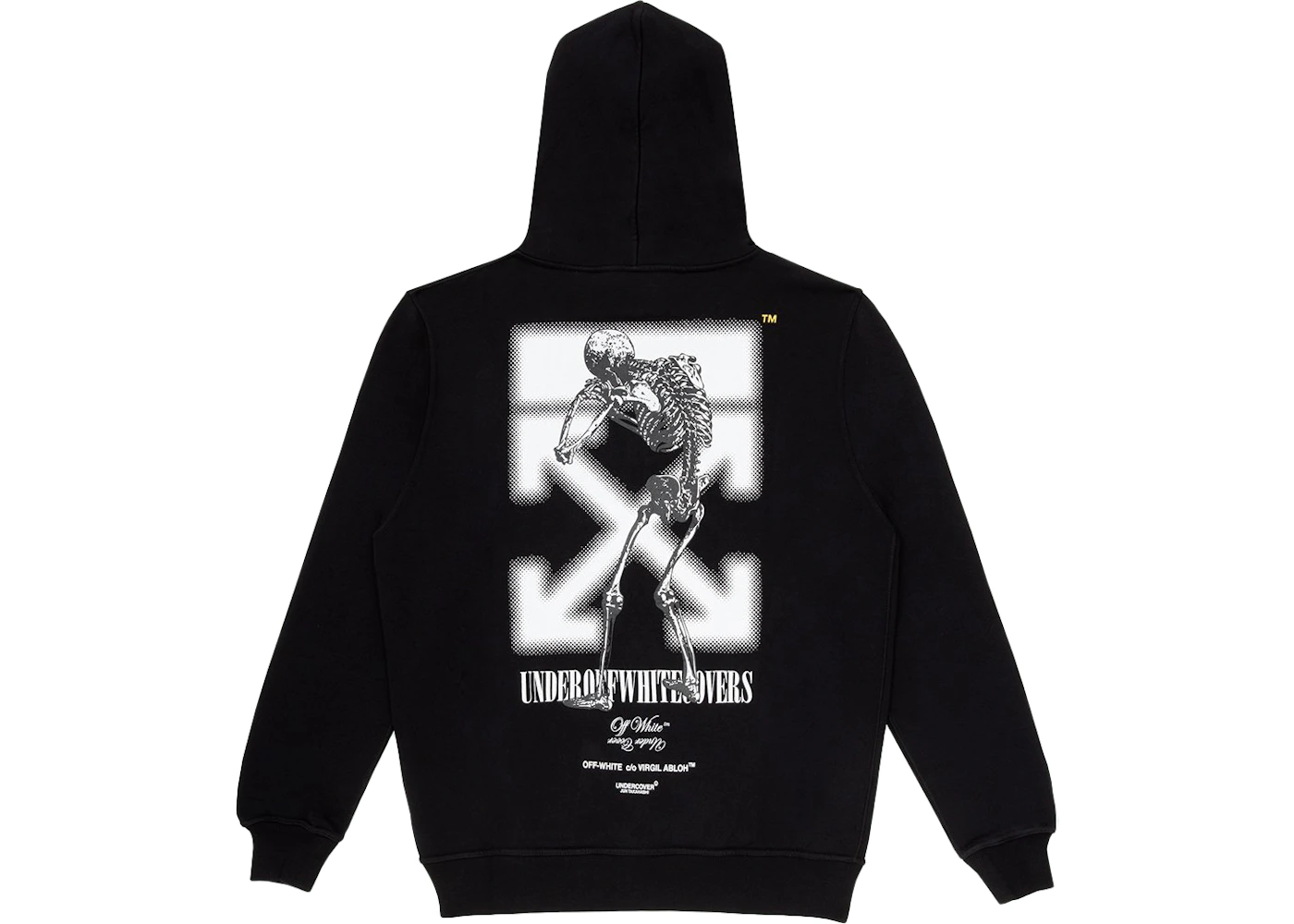 Off white 2025 skeleton hoodie